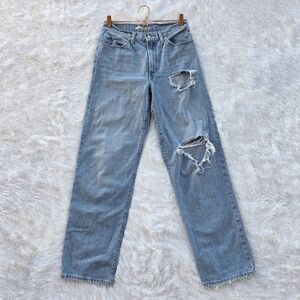 Levi's '94 Baggy High Rise Distressed Jeans